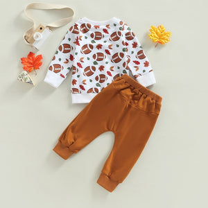 Fall Leaf Football Outfit