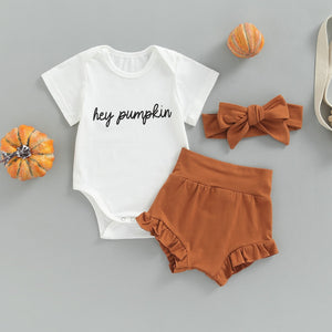 Hey Pumpkin Ruffled Fall Outfit