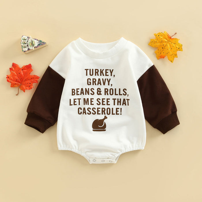 Let Me See That Casserole Thanksgiving Onesie