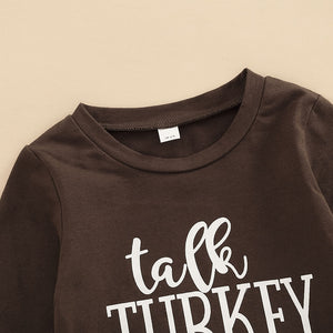 Talk Turkey to Me Thanksgiving Bell Bottoms Outfit