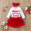 Merry Little Babe Christmas Outfit