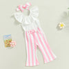 Flower Stripe Sweet Girl Set