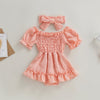 Sadie Ruffle Dress with Bow