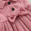 Pink Collared Bow Dress