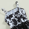 Cow Print Tutu Swimsuit