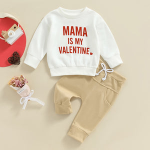 Mama is My Valentine Sweater & Pants
