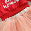 Hugs and Kisses Tutu Skirt Outfit