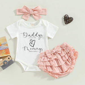 Daddy's Little Girl Mommy's Whole World Outfit