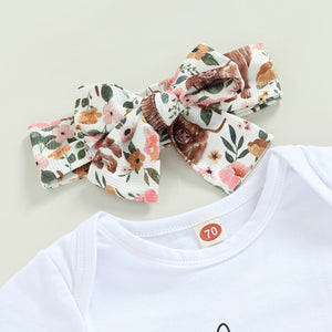 Hello Darlin' Floral Cow Outfit