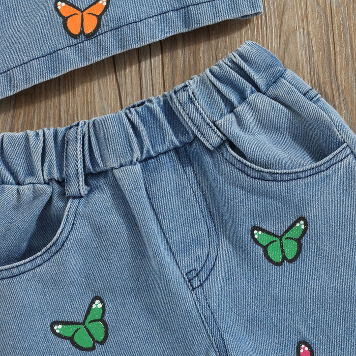 Denim Butterfly Babe Outfit
