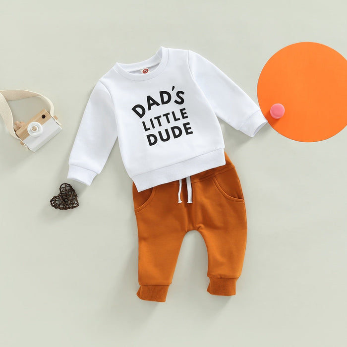 Dad's Little Dude Outfit Set