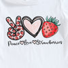 Peace Love Strawberries Outfit