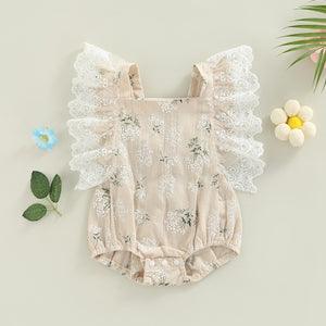 Floral Lace Fana Romper