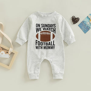 On Sundays We Watch Football Onesie