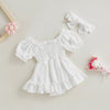 Sadie Ruffle Dress with Bow