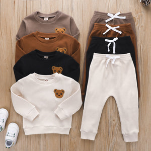 Cool Bear Ribbed Jogger Set