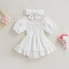 Sadie Ruffle Dress with Bow