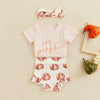 Hey Pumpkin 3 Piece Baby Girl Outfit