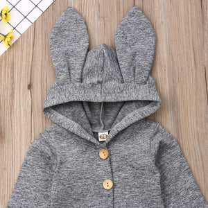 Bunny Ear Hooded Romper (Multiple Colors)