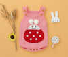 Knitted Ladybug Onesie