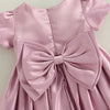 Satin Princess Dress with Headband