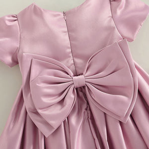 Satin Princess Dress with Headband