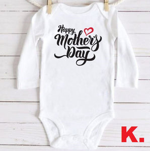 Long Sleeve Mother's Day Onesie