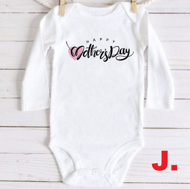 Long Sleeve Mother's Day Onesie