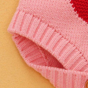 Knitted Ladybug Onesie
