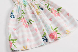 Strapless Floral Dress (3 Patterns)