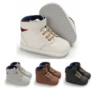 High Top Lace Up Shoes (Multiple Colors)