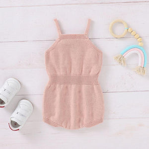 Knitted Hollow Romper