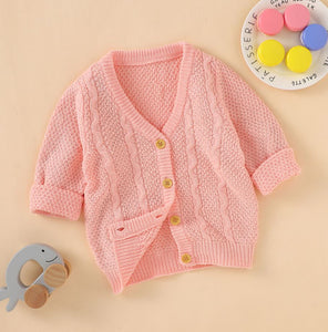 Cable Twist Knitted Cardigan