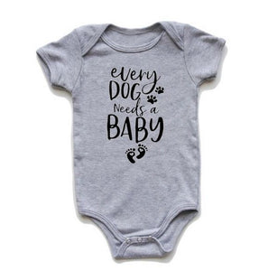 Every Dog Needs a Baby Onesie (Multiple Colors)