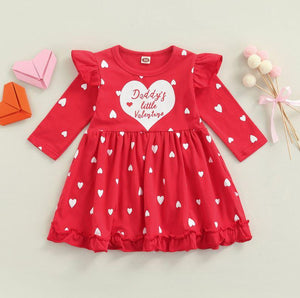 Daddy's Little Valentine Heart Dress