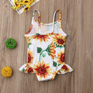 One Piece Sunflower Swimsuit