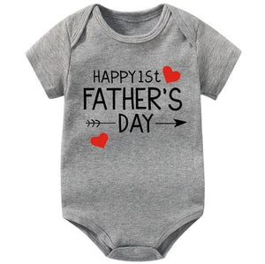 Happy 1st Father or Mother's Day Onesie (Multiple Colors)