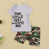 The Girls Just Love Me Camouflage Outfit (3 Colors)