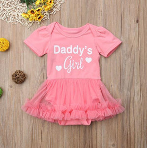 Pink Daddy's Girls Tutu Skirt Dress