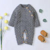 Knitted Button Romper