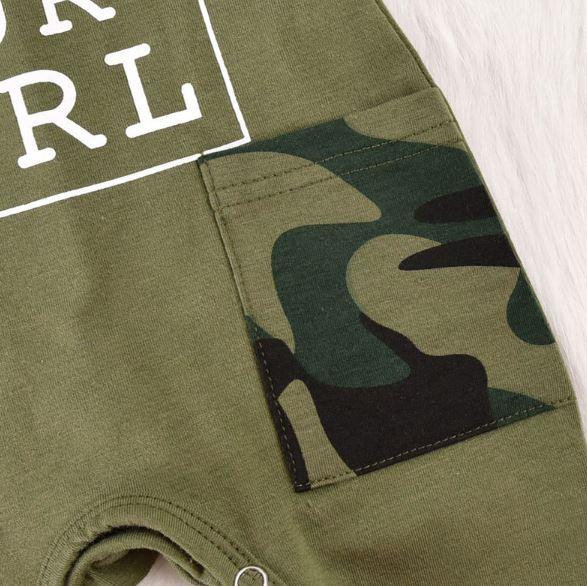 Steal Your Girl Camouflage Romper