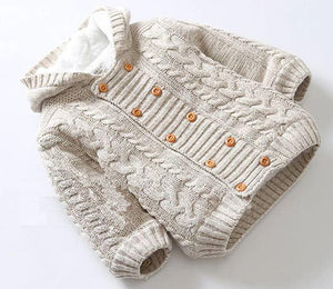 Knitted Fleece Lined Winter Sweater