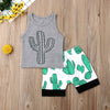 Cactus Tank Top & Shorts Outfit