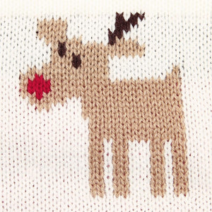 Christmas Knitted Reindeer Romper