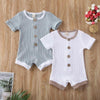 Ribbed Button Onesie