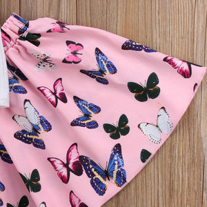 Butterfly T-Shirt with Matching Skirt