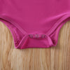 Puff Sleeve Lips Onesie with Headband