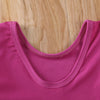 Puff Sleeve Lips Onesie with Headband