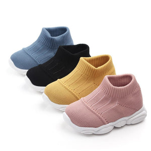 Solid Mesh Sport Sneakers
