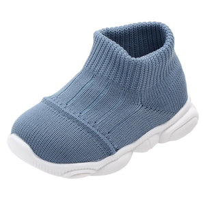Solid Mesh Sport Sneakers